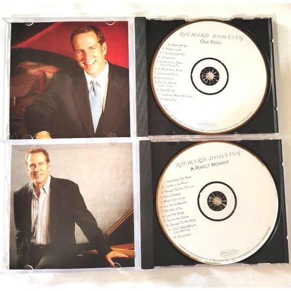 2 CD Lot Richard Dowling A Perfect Moment and Our Song - Picture 3 of 3